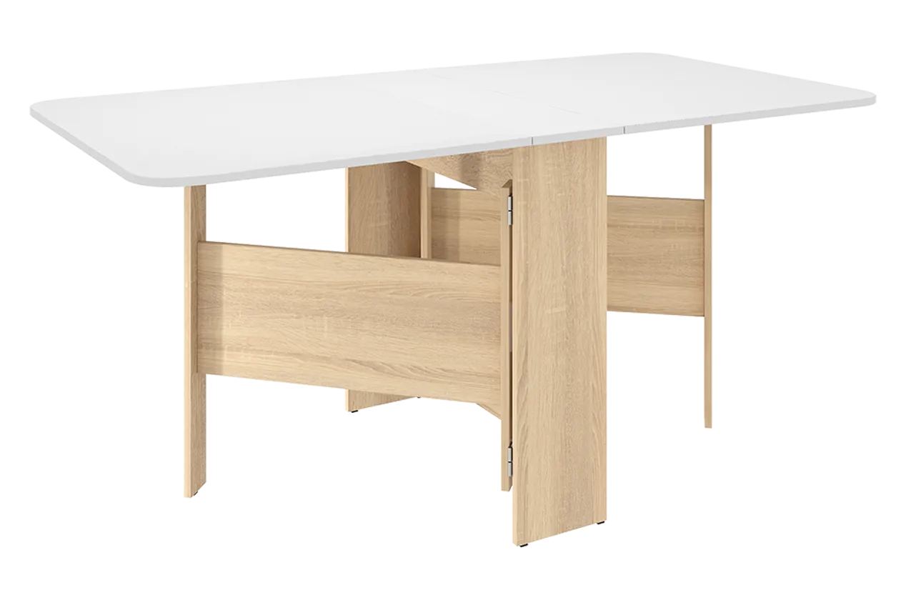 Стол-книжка раскладной Мечта 2 (дуб сонома/белый) в Надыме - nadym.mebel-tymen.ru | фото