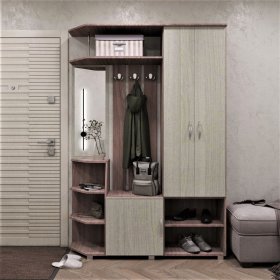 Прихожая Домино ясень шимо в Надыме - nadym.mebel-tymen.ru | фото