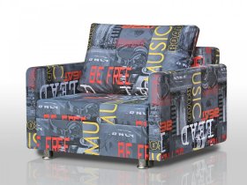 Кресло-кровать Реал 80 с подлокотниками мьюзик в Надыме - nadym.mebel-tymen.ru | фото