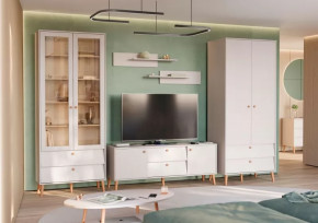 АФИНА Гостиная №1, ЛДСП Кашемир серый в Надыме - nadym.mebel-tymen.ru | фото