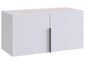 Антресоль двухдверная L800 Баско белое дерево в Надыме - nadym.mebel-tymen.ru | фото