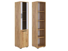 Стеллаж Лайт-2 дуб крафт золотой/белый в Надыме - nadym.mebel-tymen.ru | фото