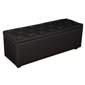 Банкетка Монако-2 (черный) в Надыме - nadym.mebel-tymen.ru | фото