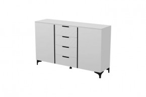 Брента Комод 4 ящика 2 двери Белый в Надыме - nadym.mebel-tymen.ru | фото