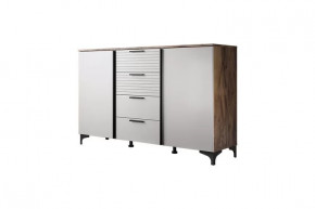 Брента Комод 4 ящика 2 двери Жемчуг в Надыме - nadym.mebel-tymen.ru | фото