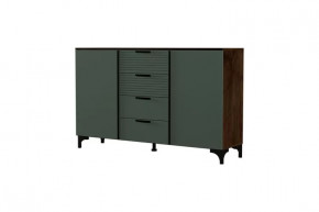 Брента Комод 4 ящика 2 двери Оливковый в Надыме - nadym.mebel-tymen.ru | фото