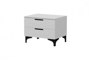 Брента Тумба прикроватная Белый в Надыме - nadym.mebel-tymen.ru | фото