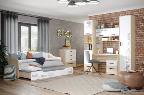 Детская Джуниор, набор №2, дуб сонома/белый в Надыме - nadym.mebel-tymen.ru | фото