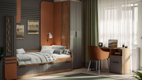 Детская «Хилтон» Дуб Крафт золотой, Графит матовый в Надыме - nadym.mebel-tymen.ru | фото