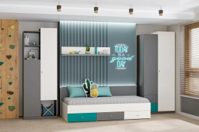 Детская Клео ОК-1, графит, миндаль, океан Диал в Надыме - nadym.mebel-tymen.ru | фото