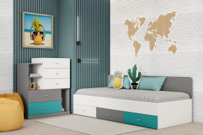 Детская Клео ОК-4, графит, миндаль, океан Диал в Надыме - nadym.mebel-tymen.ru | фото