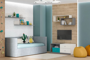 Детская Клео ОК-6, графит, миндаль, океан Диал в Надыме - nadym.mebel-tymen.ru | фото