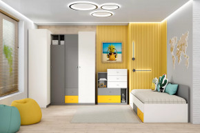 Детская Клео С-3, графит, миндаль, солнечный Диал в Надыме - nadym.mebel-tymen.ru | фото