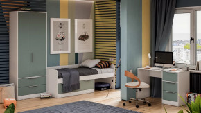 Детская «Марли» Белый, Серо-голубой в Надыме - nadym.mebel-tymen.ru | фото