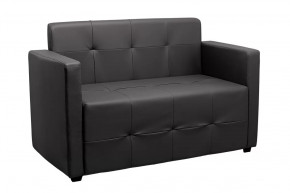 Диван 2-х местный Ситено (черный) в Надыме - nadym.mebel-tymen.ru | фото