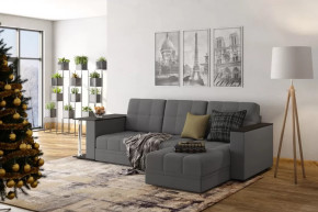 Диван АТЛАНТ угловой со столиком Neo 26 графит темно-серый в Надыме - nadym.mebel-tymen.ru | фото