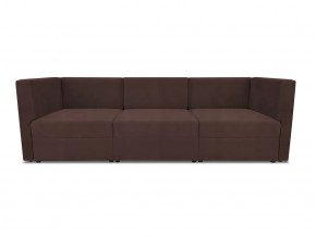 Диван модульный прямой Бергамо три секции Dream Chocolate кат. 3 в Надыме - nadym.mebel-tymen.ru | фото