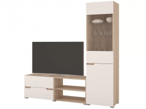 Гостиная Анталия 1 Сонома-Белый софт в Надыме - nadym.mebel-tymen.ru | фото