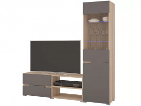 Гостиная Анталия 1 Сонома-Графит софт в Надыме - nadym.mebel-tymen.ru | фото