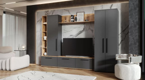 Гостиная Леванте Дуб Вотан/Графит в Надыме - nadym.mebel-tymen.ru | фото