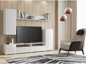 Гостиная Лира МДФ белый глянец в Надыме - nadym.mebel-tymen.ru | фото