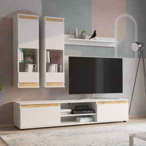 Гостиная М18 Bruno Белый/Дуб Вотан НК-мебель в Надыме - nadym.mebel-tymen.ru | фото