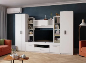 Гостиная СИДНЕЙ-2 (ш3000*г470*в2000мм), ЛДСП Белый в Надыме - nadym.mebel-tymen.ru | фото