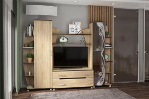 Гостиная Тиана-3 (Дуб Сонома) в Надыме - nadym.mebel-tymen.ru | фото