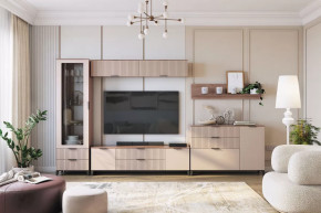 Гостиная Тоскана №3, дуб табачный/бисквит в Надыме - nadym.mebel-tymen.ru | фото