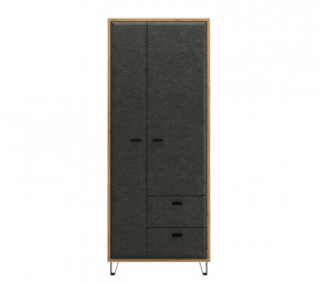 GRACE шкаф SZF2D2S (Дуб наварра/Графит) в Надыме - nadym.mebel-tymen.ru | фото