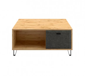 GRACE стол журнальный LAW2D (Дуб наварра/Графит) в Надыме - nadym.mebel-tymen.ru | фото