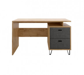 GRACE стол письменный BIU2S  (Дуб наварра/Графит) в Надыме - nadym.mebel-tymen.ru | фото