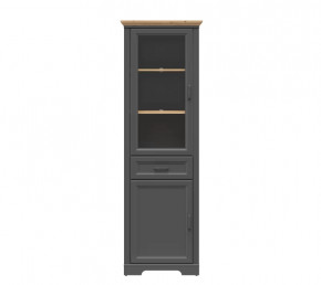 JASMIN шкаф REG1W1D1S (Графит/ Дуб артизан) в Надыме - nadym.mebel-tymen.ru | фото