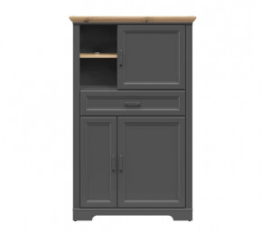 JASMIN шкаф REG3D1S (Графит/ Дуб артизан) в Надыме - nadym.mebel-tymen.ru | фото