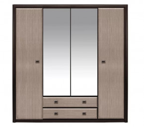 КОЕН шкаф с зеркалом SZF4D2S (Венге/Штрокс) в Надыме - nadym.mebel-tymen.ru | фото
