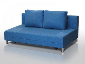 Диван Комфорт Лайт без подлокотников 2 подушки denim в Надыме - nadym.mebel-tymen.ru | фото