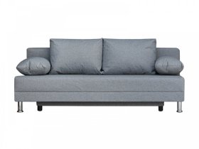 Диван Комфорт без подлокотников 4 подушки грей в Надыме - nadym.mebel-tymen.ru | фото
