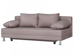 Диван Комфорт без подлокотников 4 подушки латте в Надыме - nadym.mebel-tymen.ru | фото