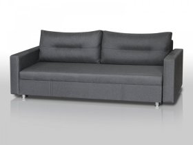Диван Комфорт с прямыми подлокотниками графит в Надыме - nadym.mebel-tymen.ru | фото