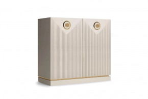 Комод 2-дверный "Капри" Сатин/Сатин в Надыме - nadym.mebel-tymen.ru | фото