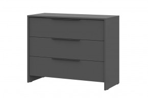Комод 3 ящика Камелия 1 Серия 2, графит в Надыме - nadym.mebel-tymen.ru | фото