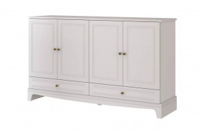 Комод 4 двери + 2 ящика Лорето Персидский жемчуг/Лак Льняной в Надыме - nadym.mebel-tymen.ru | фото