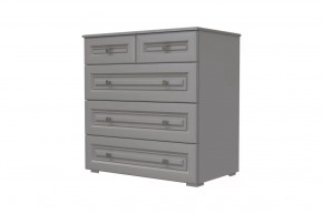 Комод 5 ящиков Олимп Серый шифер/Антрацит в Надыме - nadym.mebel-tymen.ru | фото