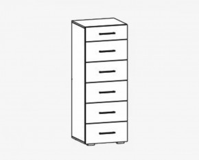 Комод 6 ящиков "Фиеста" №15 в Надыме - nadym.mebel-tymen.ru | фото