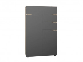 Комод Анталия Сонома-Графит софт в Надыме - nadym.mebel-tymen.ru | фото