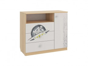 Комод Форсаж дуб сонома/белый в Надыме - nadym.mebel-tymen.ru | фото