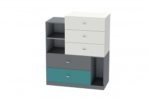 Комод Клео К-1, графит, миндаль, океан Диал в Надыме - nadym.mebel-tymen.ru | фото