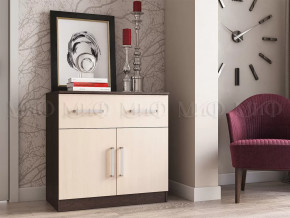 Комод с ящиком 2-мя дверьми Басямиф, дуб беленый/венге в Надыме - nadym.mebel-tymen.ru | фото