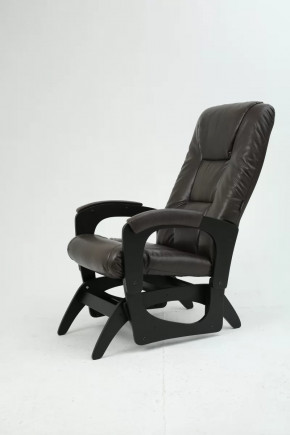 Кресло маятниковое Леон экокожа венге в Надыме - nadym.mebel-tymen.ru | фото