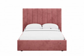 Кровать 1400 Ингрид 312 Велюр Ультра коралл в Надыме - nadym.mebel-tymen.ru | фото